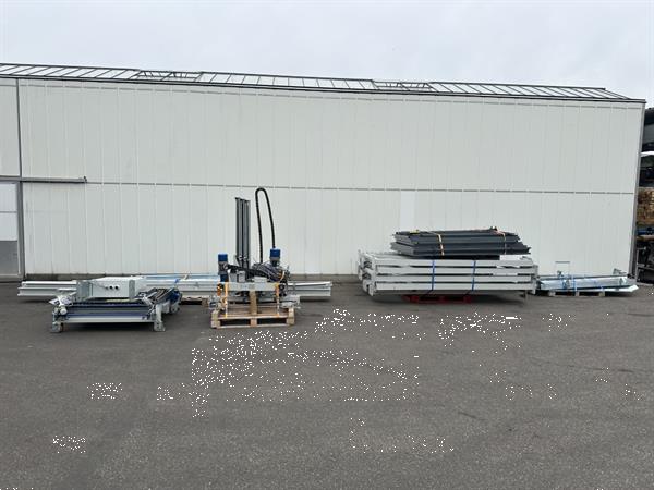 Grote foto sorma lege palletvoorraad met portaal en shuttle agrarisch tuinbouw