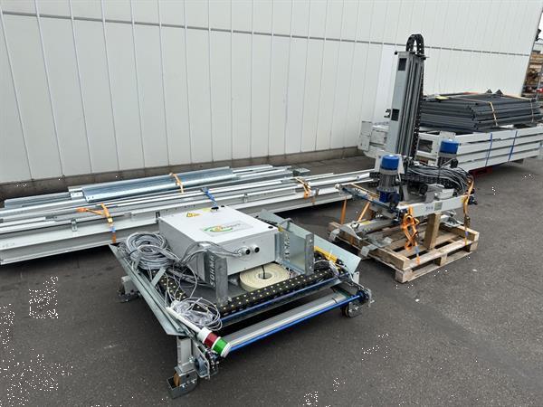 Grote foto sorma lege palletvoorraad met portaal en shuttle agrarisch tuinbouw
