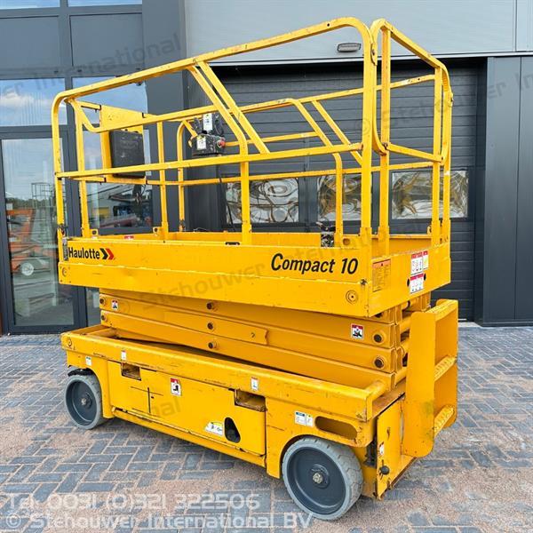 Grote foto haulotte compact 10 hoogwerker schaarhoogwerker doe het zelf en verbouw hoogwerkers