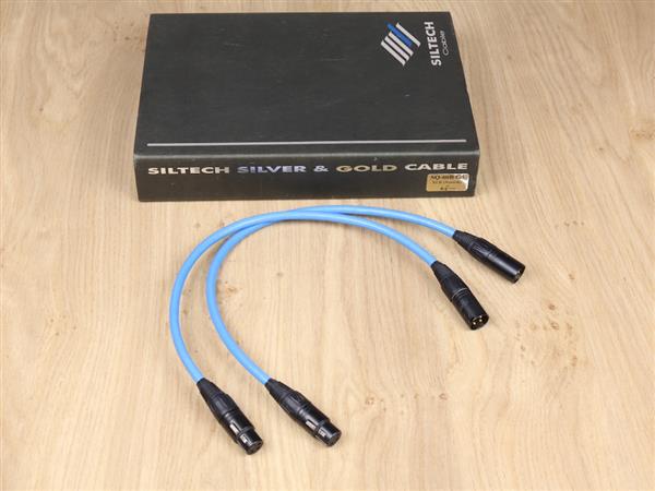 Grote foto siltech sq 60b gold g3 full silver gold highend interconnects xlr 0 5 metre audio tv en foto onderdelen en accessoires