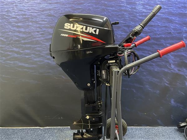 Grote foto suzuki 8 pk artikel nummer 1061 langstaart elektrische start watersport en boten buiten en binnenboordmotoren