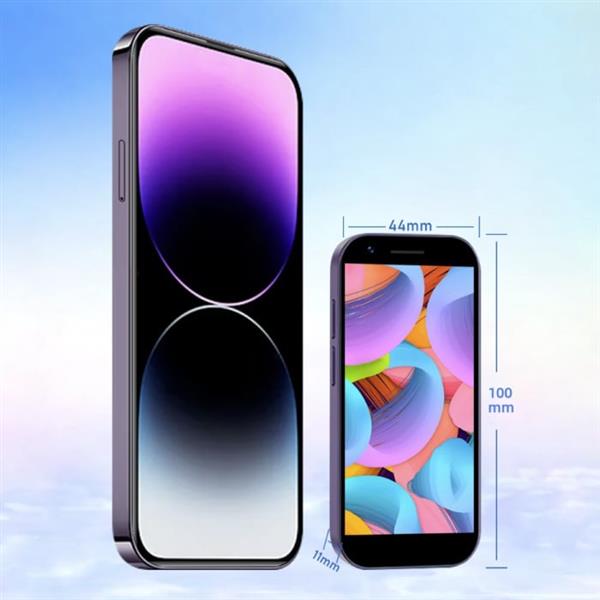 Grote foto s24u mini smartphone 2 gb ram 16 gb opslag dual sim 2250mah batterij zwart telecommunicatie mobieltjes