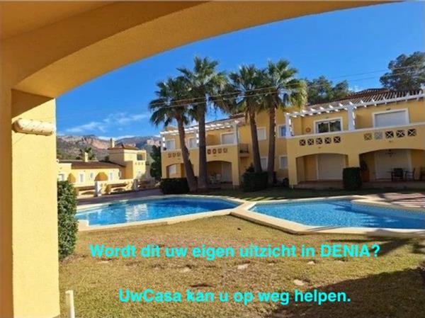 Grote foto uw appartement in denia beneden bij zwembad en huizen en kamers bestaand europa