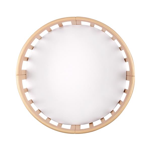 Grote foto set 2 waterdichte hoeslakens voor ovaal 7 in 1 babybed ovaal waterdicht molton set wit kinderen en baby complete kinderkamers