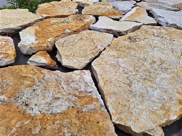 Grote foto flagstones bourgogne 2 5 4 cm dik tuin en terras tegels en terrasdelen