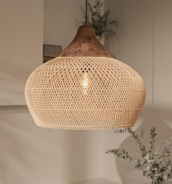 Grote foto bright harp hanglamp pure h45xb60xd60 cm huis en inrichting bankstellen