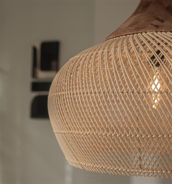 Grote foto bright harp hanglamp pure h45xb60xd60 cm huis en inrichting bankstellen