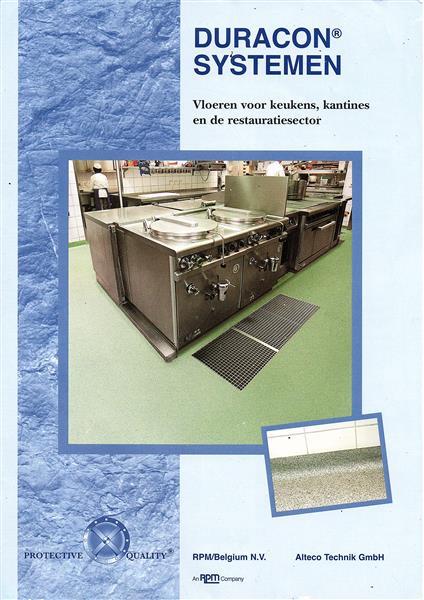 Grote foto horeca keukenvloeren in een dag of nacht diensten en vakmensen catering