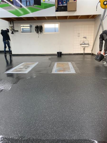 Grote foto kunststofvloeren voor alle verbouwingen diensten en vakmensen aannemers
