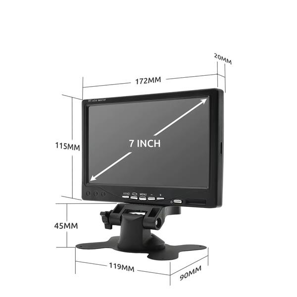 Grote foto 7 tft monitor 2 x video aansluiting tft71 computers en software overige computers en software