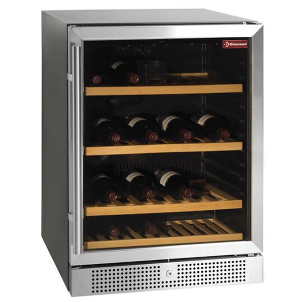 Grote foto wijnkast vitrine geventileerd 160 lt. black diamond wcb 16 xs diversen overige diversen