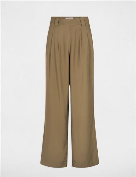 Grote foto loose trousers 242 pvadia khaki green kleding dames overige kledingstukken