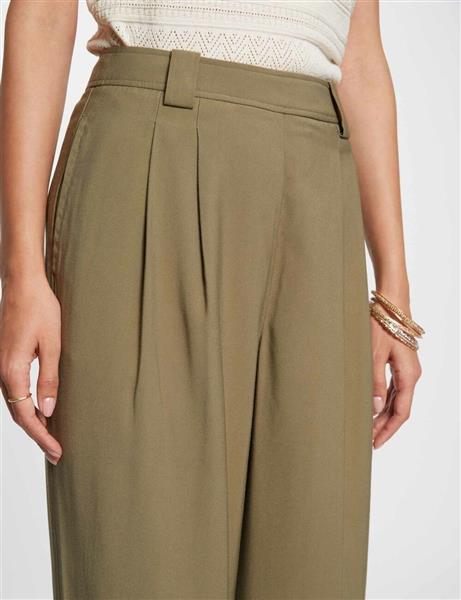 Grote foto loose trousers 242 pvadia khaki green kleding dames overige kledingstukken