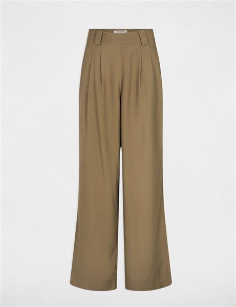 Grote foto loose trousers 242 pvadia khaki green kleding dames overige kledingstukken
