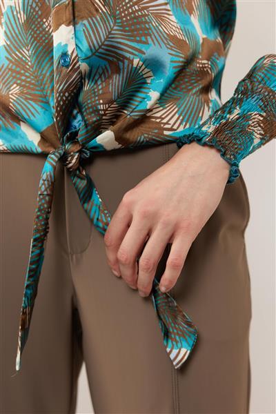 Grote foto monica blouse 24vzg39 bermudablauw kleding dames blouses