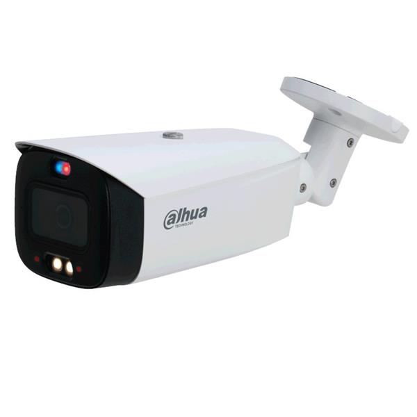 Grote foto dahua 4k ip cameraset tioc 4 bullet camera actieve afschrikking 2.8mm 30m ips48db3 audio tv en foto videobewakingsapparatuur