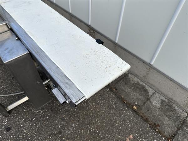 Grote foto transportband 265 x 19 cm met roestvrijstalen frame agrarisch transportbanden