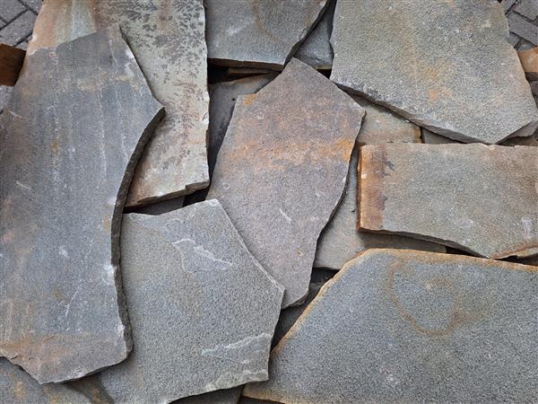 Grote foto flagstones brasil green 2 5 4 cm dik tuin en terras tegels en terrasdelen