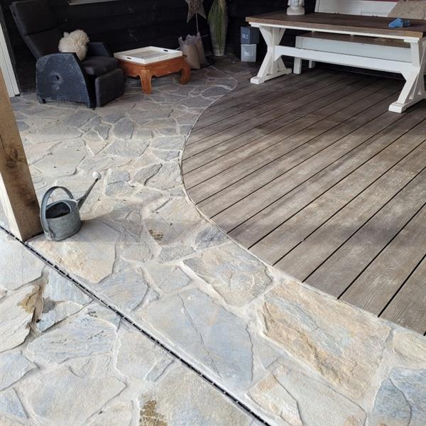 Grote foto flagstones blue shards 3 5 cm dik tuin en terras tegels en terrasdelen