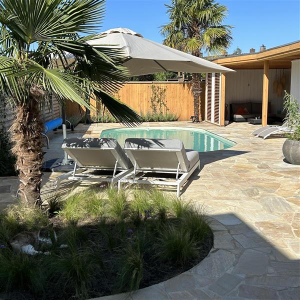Grote foto flagstones brasil yellow 2 5 4 cm dik tuin en terras tegels en terrasdelen