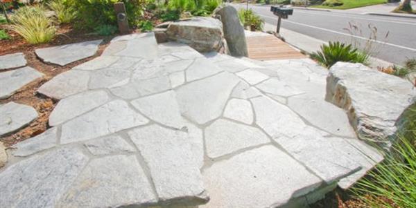 Grote foto flagstones brasil white 2 5 4 cm dik tuin en terras tegels en terrasdelen