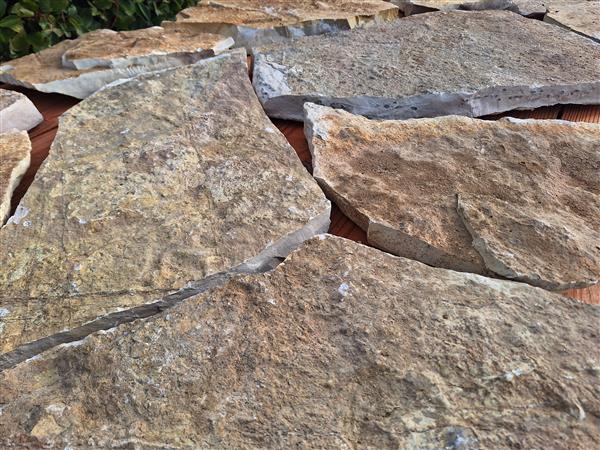 Grote foto flagstone assortiment tuin en terras tegels en terrasdelen