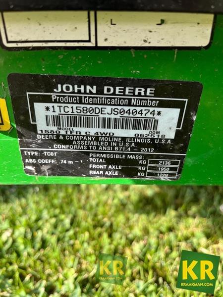 Grote foto john deere 1580 28385 agrarisch akkerbouw