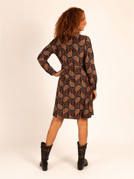 Grote foto jurk cleo reb 15258 kleding dames jurken en rokken
