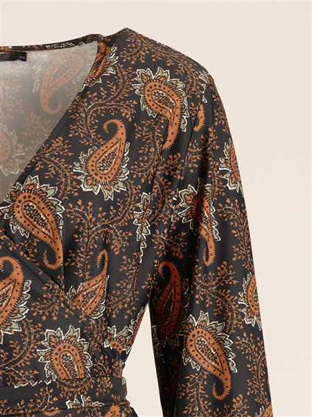 Grote foto jurk cleo reb 15258 kleding dames jurken en rokken