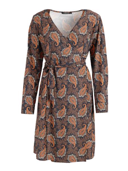 Grote foto jurk cleo reb 15258 kleding dames jurken en rokken