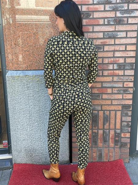Grote foto travel jumpsuit delo 2033 black deep kleding dames overige kledingstukken
