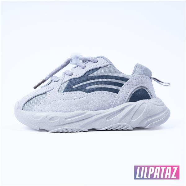 Grote foto easy swaggz 750 grey maat 21 30 kindersneakers maat 24 kinderen en baby schoenen voor meisjes