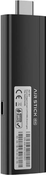 Grote foto xsarius air tv stick 4k uhd google assistant wifi 6 bluetooth 5.2 telecommunicatie zenders en ontvangers