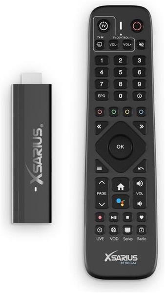 Grote foto xsarius air tv stick 4k uhd google assistant wifi 6 bluetooth 5.2 telecommunicatie zenders en ontvangers