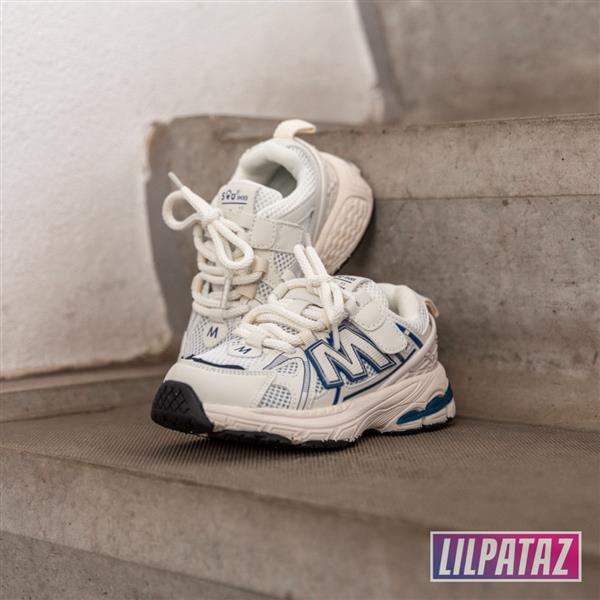 Grote foto moodz white maat 26 37 kindersneakers maat 29 kinderen en baby schoenen voor meisjes