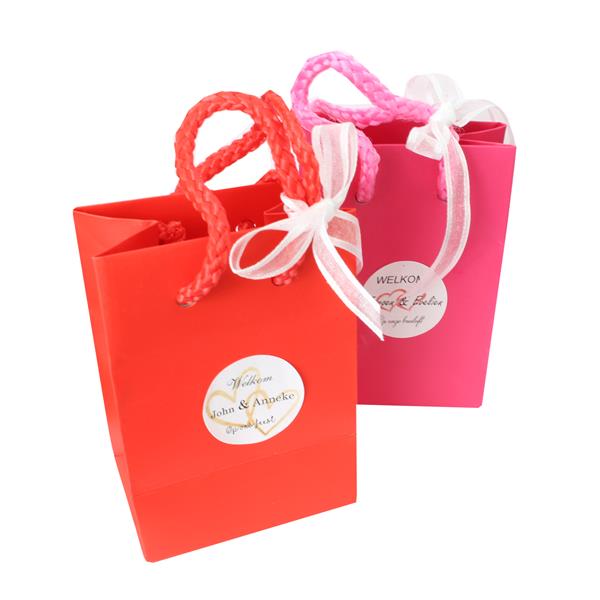 Grote foto goodie bags bedrukt hobby en vrije tijd trouwen