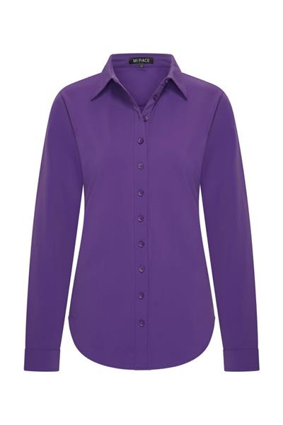 Grote foto travel top pofmouw uni naomi 2226 purple kleding dames overige kledingstukken