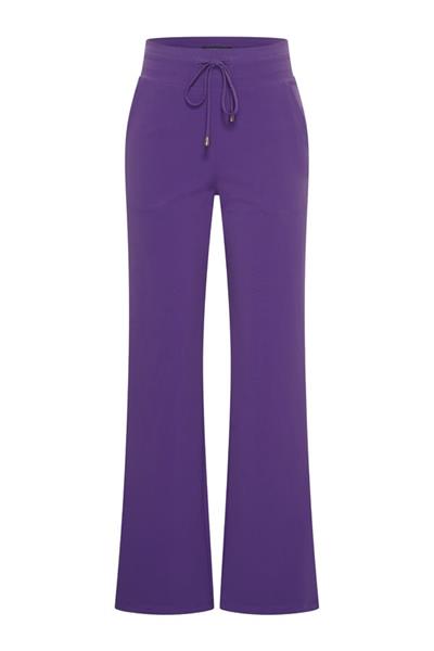 Grote foto travel pantalon uni naomi 2089 purple kleding dames overige kledingstukken