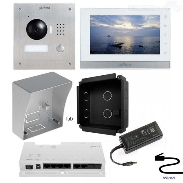 Grote foto ip video intercom kit dahua vd19 audio tv en foto professionele video apparatuur