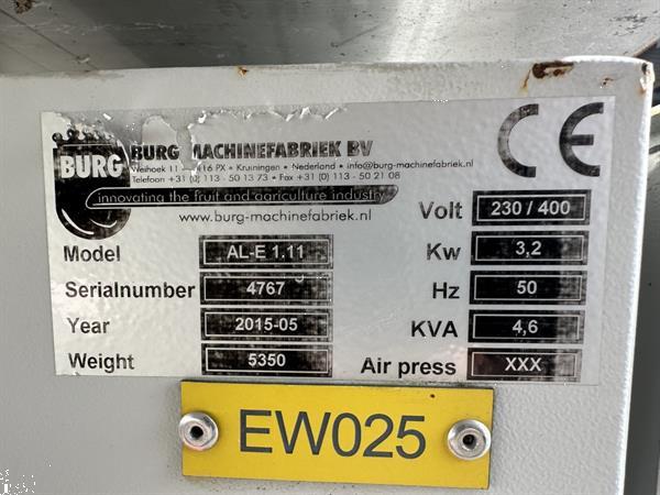 Grote foto burg al e 1.11 fruit en appelsorteermachine agrarisch tuinbouw