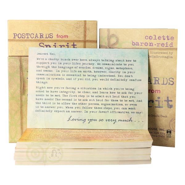 Grote foto postcards from spirit cards colette baron reid engelstalig boeken overige boeken