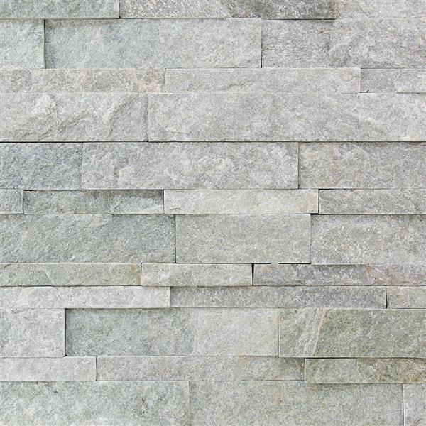 Grote foto natuursteen strips wandbekleding leisteen grey white 0 63m doe het zelf en verbouw tegels