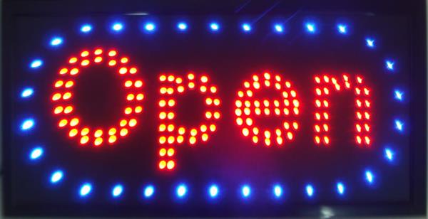 Grote foto open led bord lamp verlichting lichtbak reclamebord c17 huis en inrichting overige