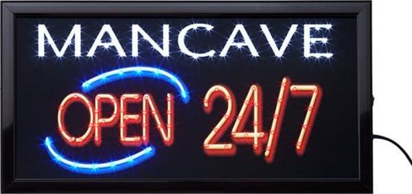 Grote foto mancave led bord lamp verlichting lichtbak reclamebord mancave huis en inrichting overige