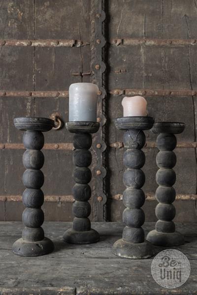 Grote foto kandelaar bobbin sober h43 x b13 x d13 cm huis en inrichting woningdecoratie
