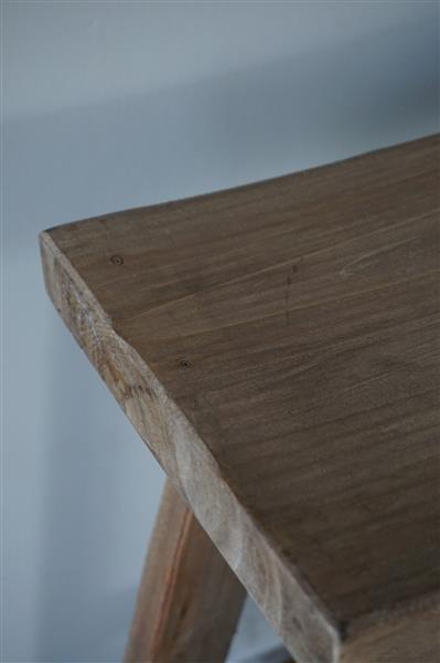Grote foto decoratie krukje naturel h50 x b47 x d24 cm huis en inrichting woningdecoratie