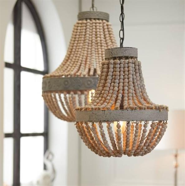 Grote foto luna kralen hanglamp 35 5 x h45 cm huis en inrichting bankstellen