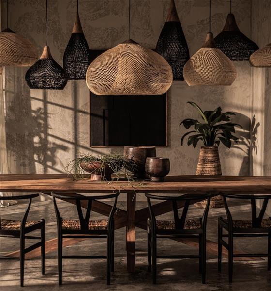 Grote foto bright drum hanglamp zwart 60x60x38 cm huis en inrichting bankstellen