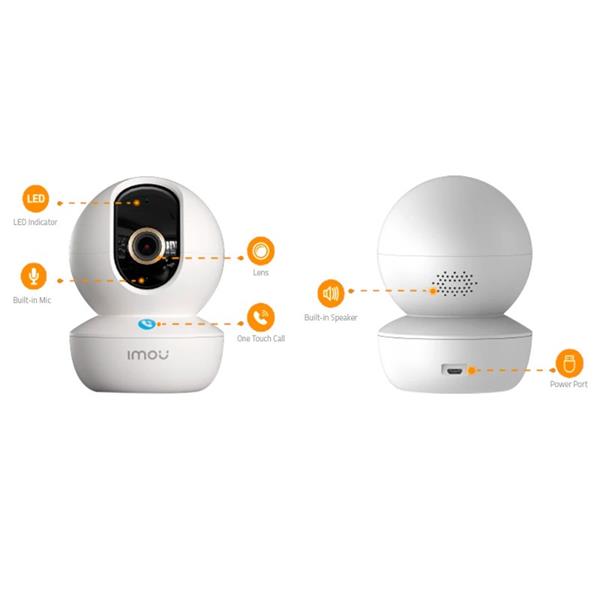 Grote foto imou ranger 3mp bestuurbare wifi camera smart tracking intercom gk2cp 3c0wr audio tv en foto videobewakingsapparatuur