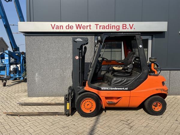 Grote foto linde h30t 03 triplo 430 freelift sideshift vorkversteller lpg 2002 agrarisch heftrucks